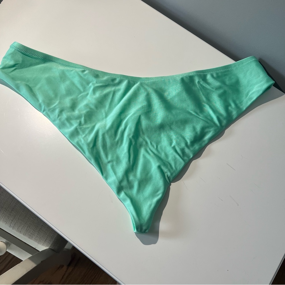 Curvy Beach Minty Fresh Cheeky Bikini Bottom